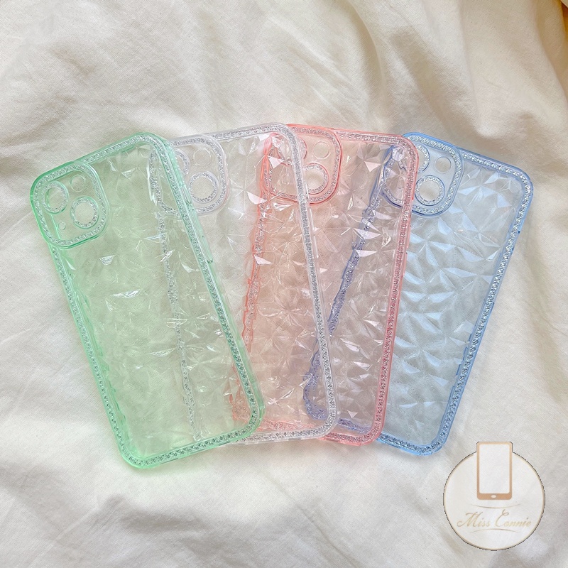 Soft Case TPU Transparan Glitter Berlian 3D Untuk IPhone 14 11 13 12 Pro Max 12Pro 14Pro 13Pro 11Pro Max 6 6s 7 8plus