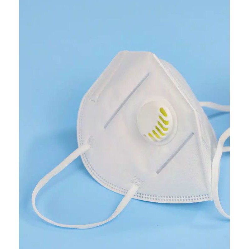 Kn95 mask with breathing valve