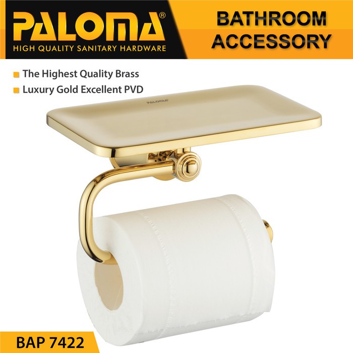 PALOMA BAP 7422 Tempat Tissue Toilet Holder Tisu Gulung Roll WC Mandi