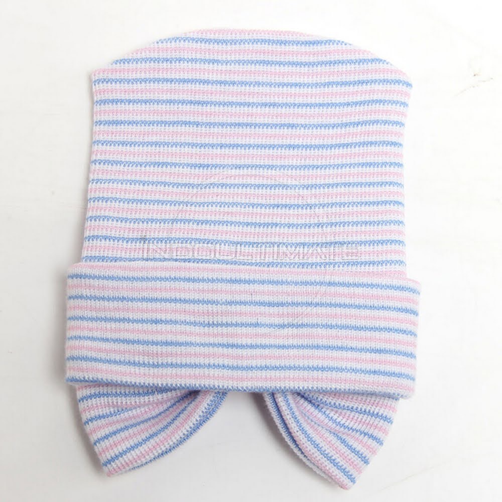 1Pcs Topi Rajut BH-194 Pita Bayi Perempuan Newborn Topi Kupluk Rajut Bayi Cewek Perempuan Topi Kupluk Bayi Lucu Perlengkapan Bayi Topi Anak Topi Rajut Anak Perlengkapan Anak Penutup Kepala