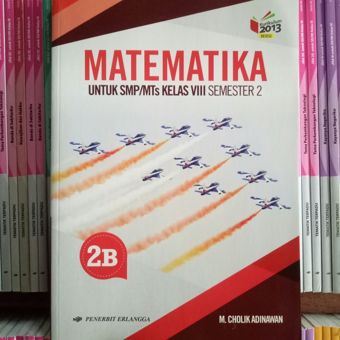

❤BISA COD❤ BUKU MATEMATIKA SMP/MTS kelas 8 semester 2 revisi kurikulum 2013