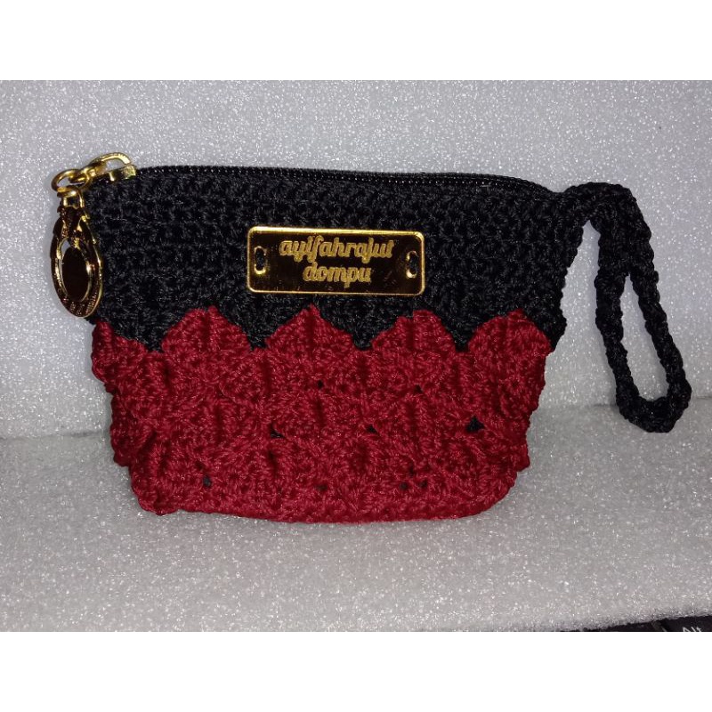 dompet koin rajut/dompet koin/dompet koin wanita/dompet rajut/dompet mini rajut