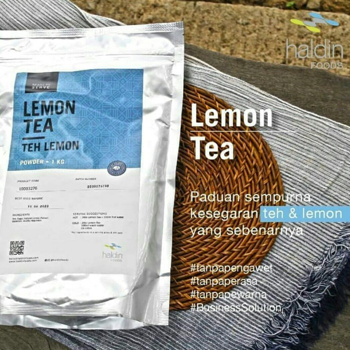 

ASLI - Lemon Tea Powder Haldin Foods 1kg