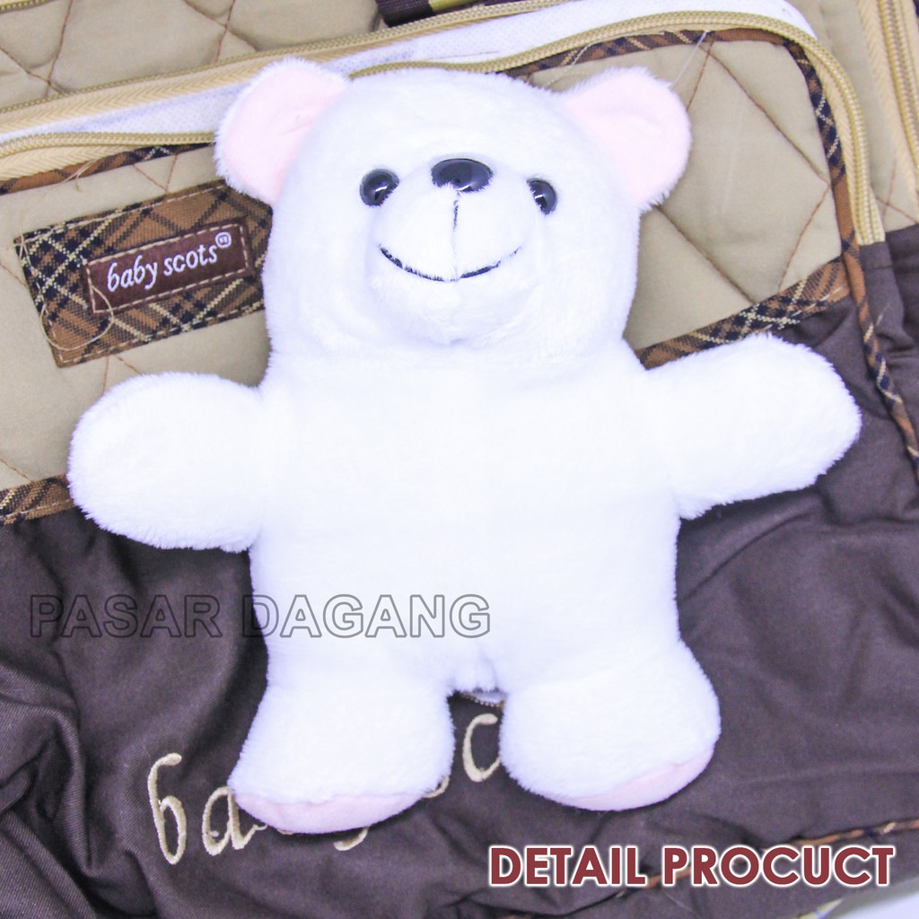 Tas Baby Scots Large Diapers Bag / Tas Perlengkapan Bordir Bonekah Besar - ISEDB011