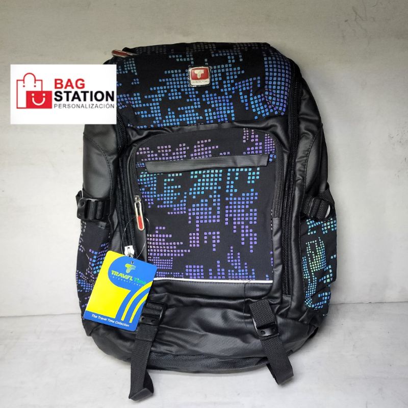 TAS RANSEL LAPTOP BACKPACK TRAVEL TIME USB ORIGINAL ASLI IMPORT TAS SEKOLAH TAS KULIAH TAS KERJA TAS TRAVEL