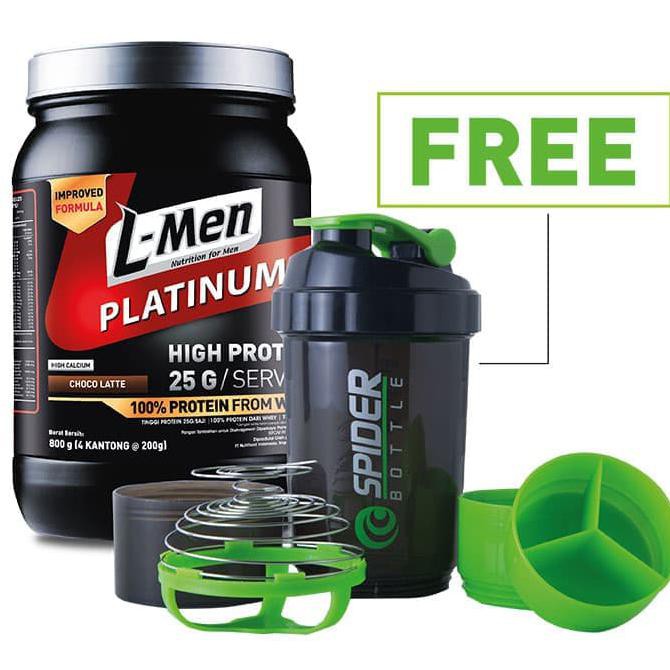 L-Men Platinum 800 gr FREE Spider Bottle