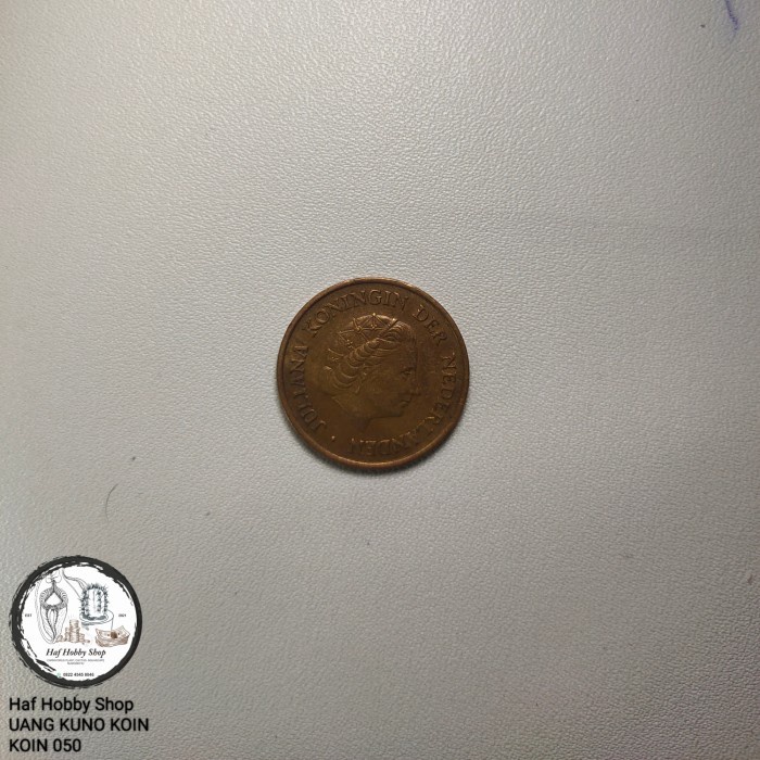 Koin Kuno 5 Cent Juliana Koningin Nederland Tahun 1960