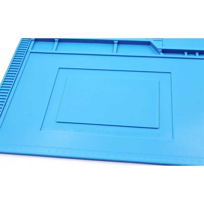 Silicone Soldering Mats Pad Insulator Heat Resistant BGA - S-160 - Biru