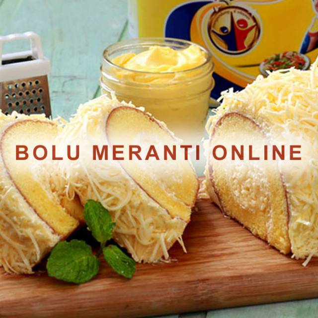 

Bolu Meranti Keju Topping Keju