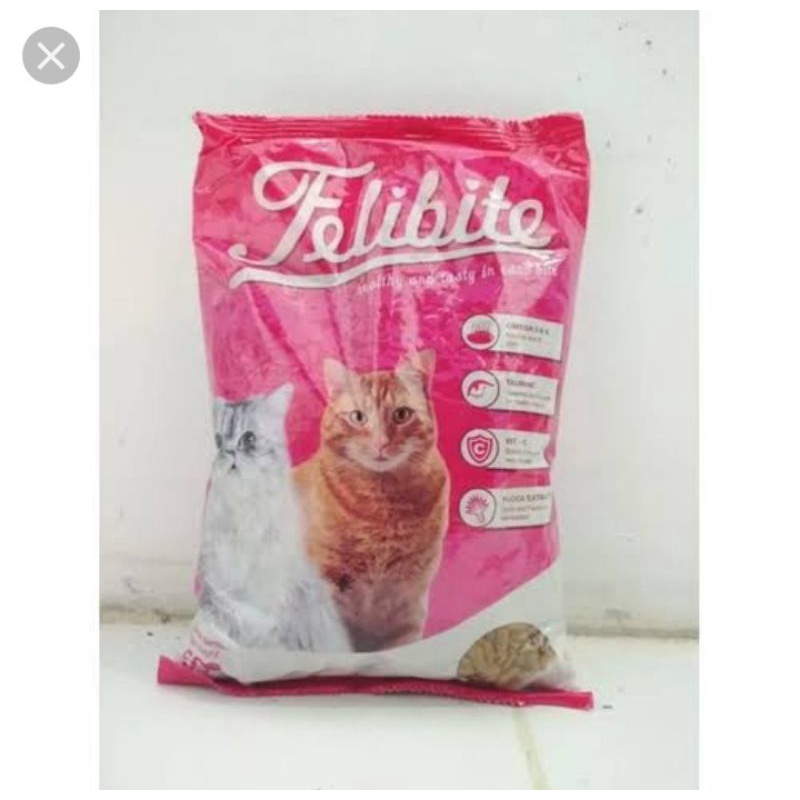 makanan kucing felibite ikan kemasan 500 gram