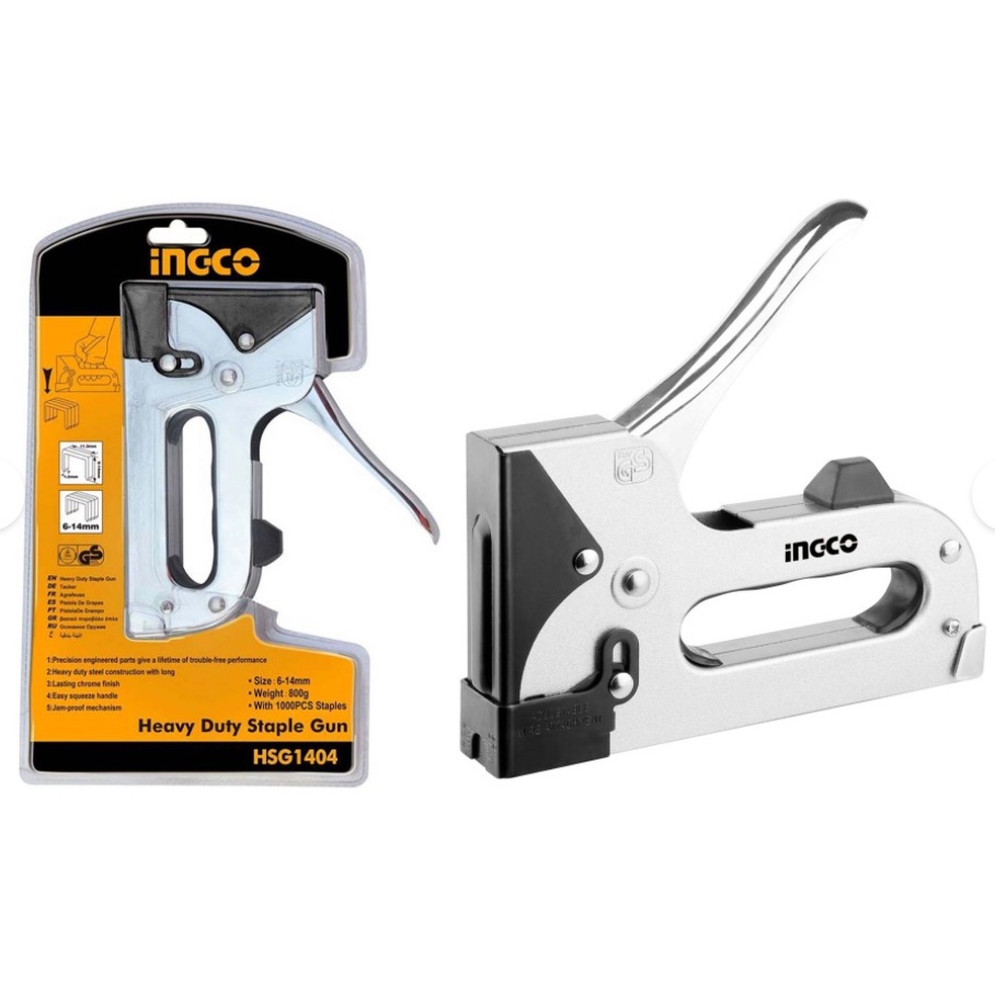 

HEKTER TEMBAK INDUSTRIAL PAKU STAPLES GUN INGCO HSG1404