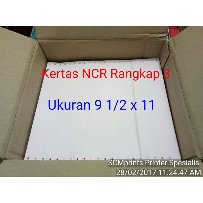 

Kertas NCR Rangkap 3 untuk Invoice / Countinius Form / NCR Paper 3 Ply - 1 Lembar Full