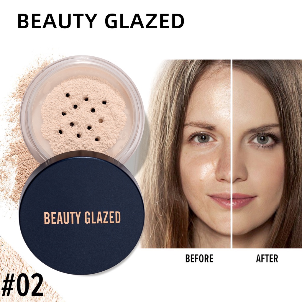 Beauty Glazed Loose Powder Setting Powder Murah Bedak Tabur Murah Makeup Wajah Bedak Setting Tabur