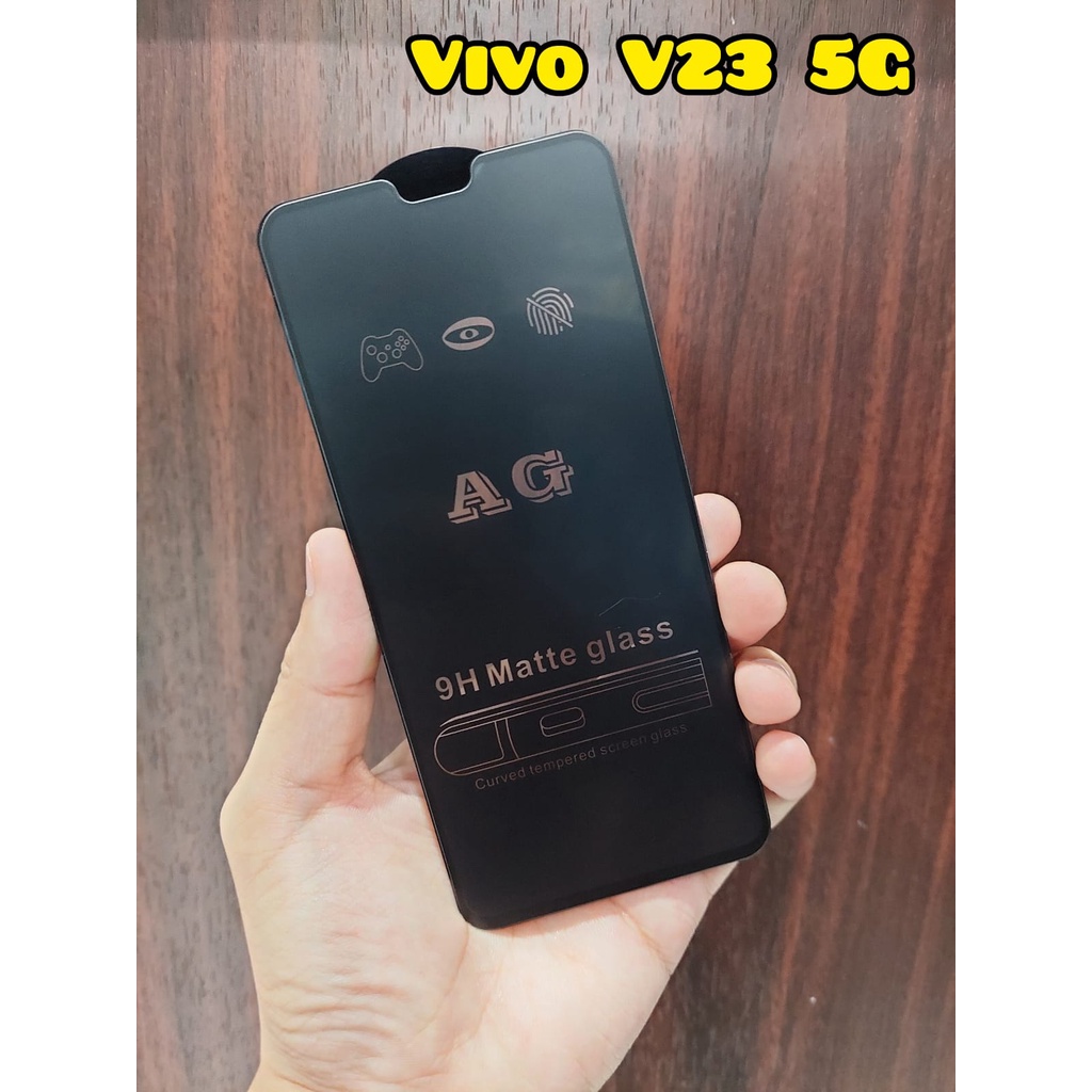 ANTI GLARE Vivo V23 5G / V15 Tempered Glass Matte Anti Minyak Anti Fingerprint