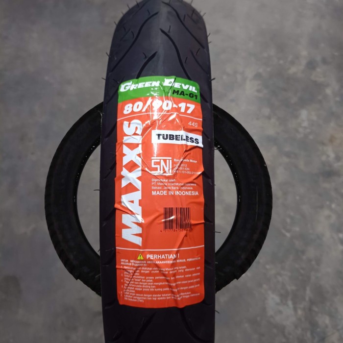 Ban motor bebek Maxxis MA G1 80 90 17 tubeless