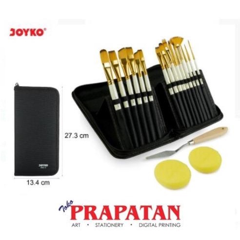 

SALE Joyko Art Brush Set BRS-12 / Kuas Lukis Joyko / Set Alat Lukis/CAT AKRILIK SET/CAT AKRILIK SET 24 WARNA/CAT AKRILIK PASTEL/CAT AIR/CAT AIR LUKIS SET/CAT AIR GIOTTO/KUAS LUKIS 1 SET/KUAS LUKIS KECIL/KUAS LUKIS LENGKAP/KANVAS LUKIS/KANVAS LUKIS