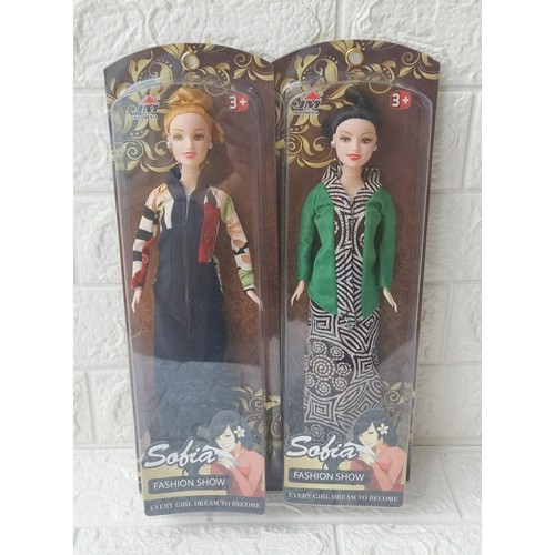 Mainan Boneka Kebaya Fashion No.0305 Kado Mainan Anak Cewek - Mainan Anak Perempuan Murah Boneka Barbiee