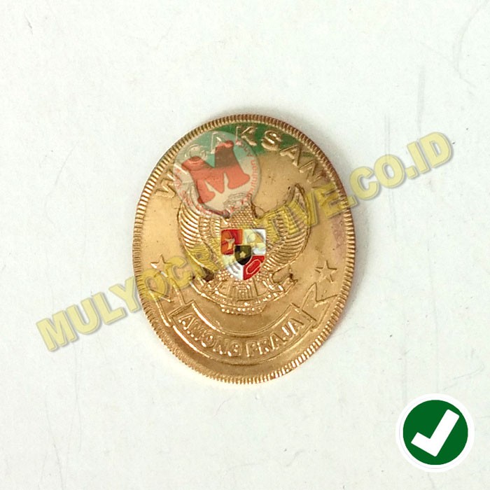 Pin Garuda Wicaksana Model Oval - Pin Garuda Pengait Model Magnet