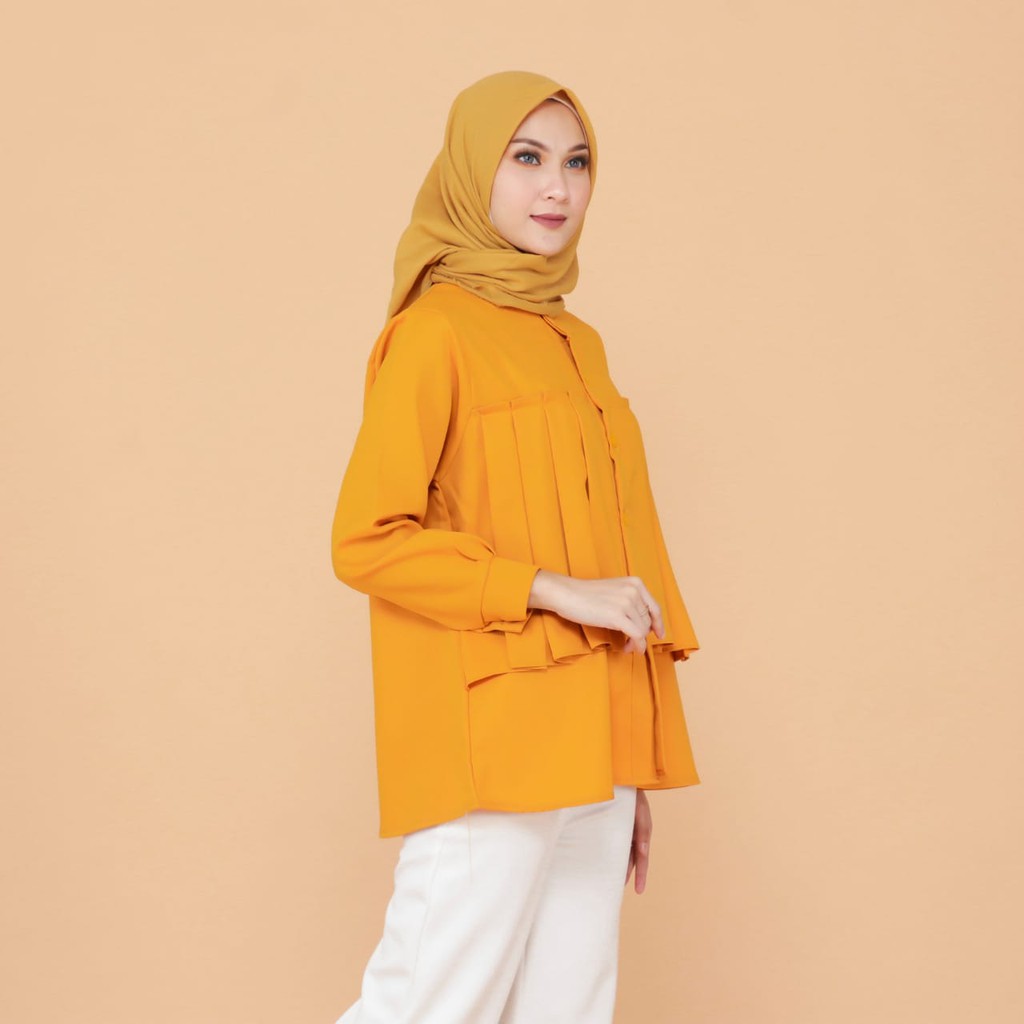 TokoMilkan - Pakaian Wanita Devina Blouse | Atasan CEWEK Tunik Blouse