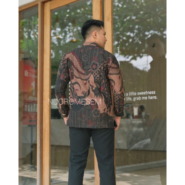 Batik Premium lasemprabu merak Bahan katun halus lapis furing batik panjang terbaru batik eksklusif