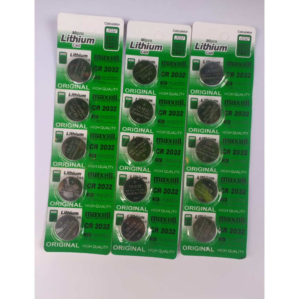 Baterai CR2032 , Cell 3V , Batre CR 2032 Murah berkualitas - Baterai Jam Tangan