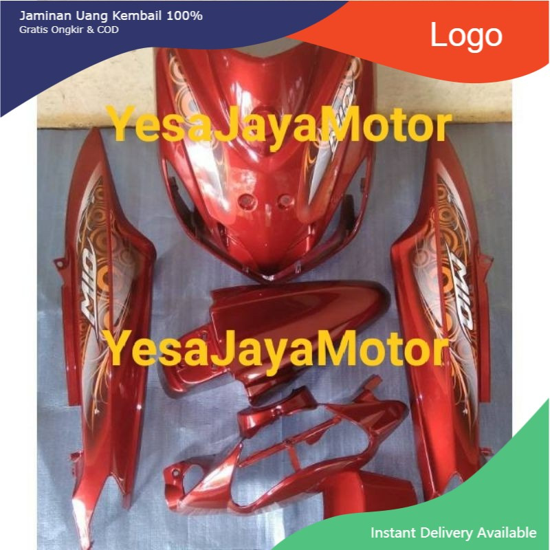 Body Halus Mio Smile Merah Plus Striping