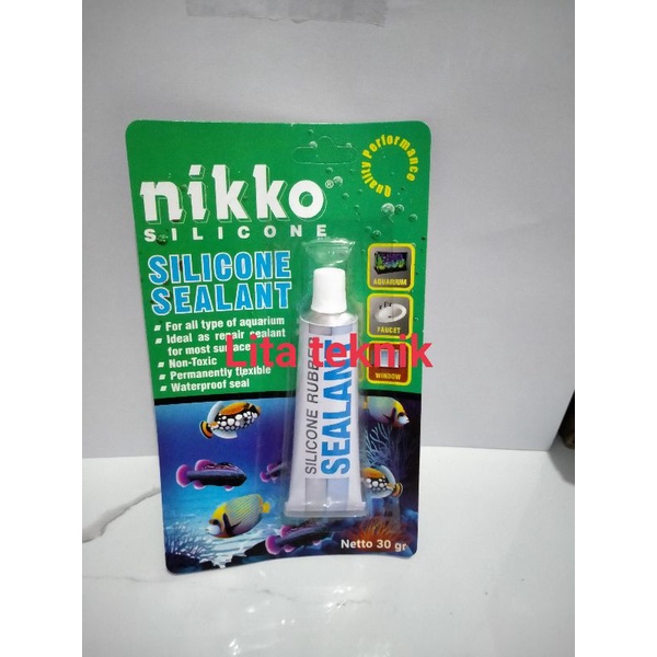 Lem kaca tube 30 gr lem silicone kecil