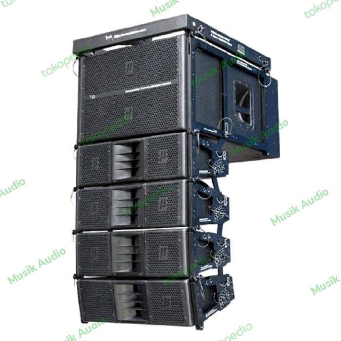 Biema Beta Series Active Line Array Speaker Set (1 sub + 4 line array)