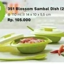 Blossom Sambal Dish Wadah Sambel Tupperware