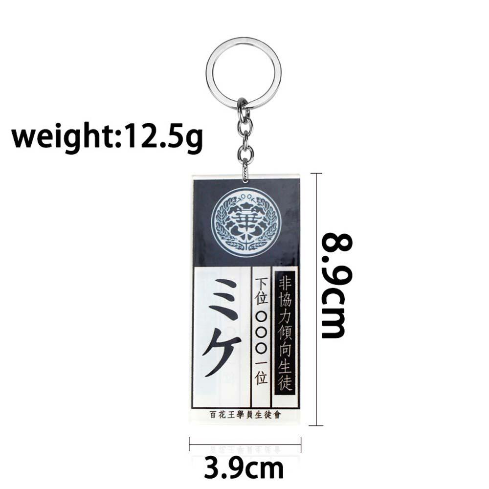 [Elegan] Gantungan Kunci Unisex Acrylic Compulsive Gambler Yumeko Jabami Mary Key Ring