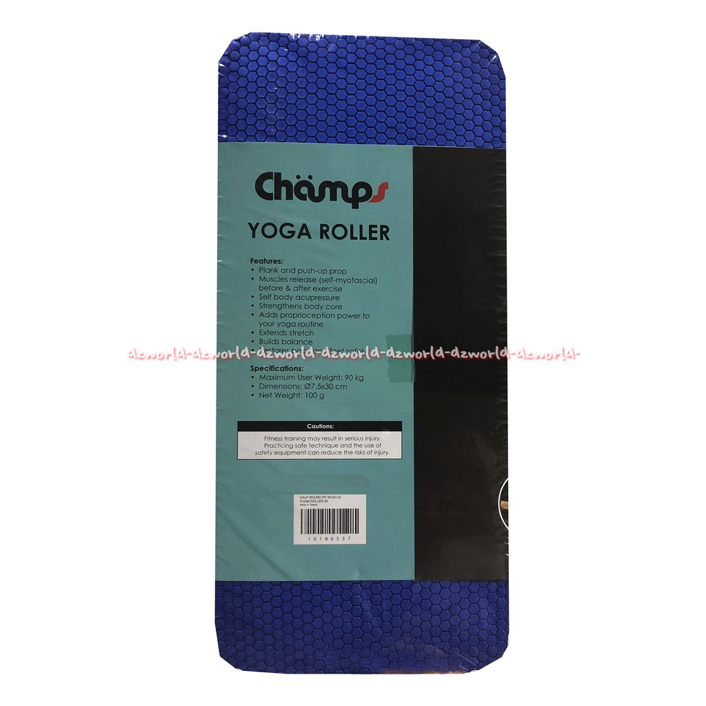 Champs Yoga Roller Alat Bantu Yoga Plank And Push Prap 30cm Cham Champ Busa Bantu Latihan Yoga Rileks