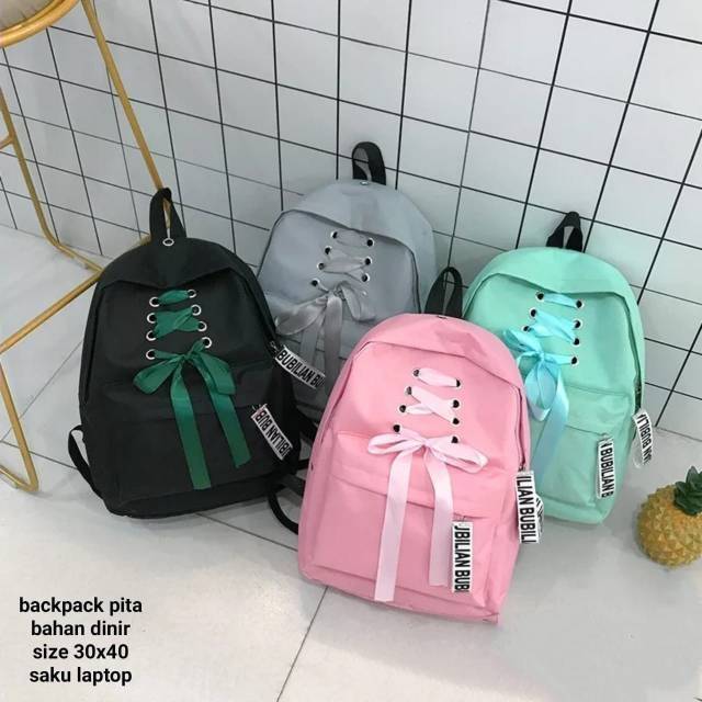 BACKPACK PITA TAS RANSEL WANITA READY TAS BACKPACK/TAS WANITA/TAS RANSEL/TAS SEKOLAH / TAS CEWEK TAS