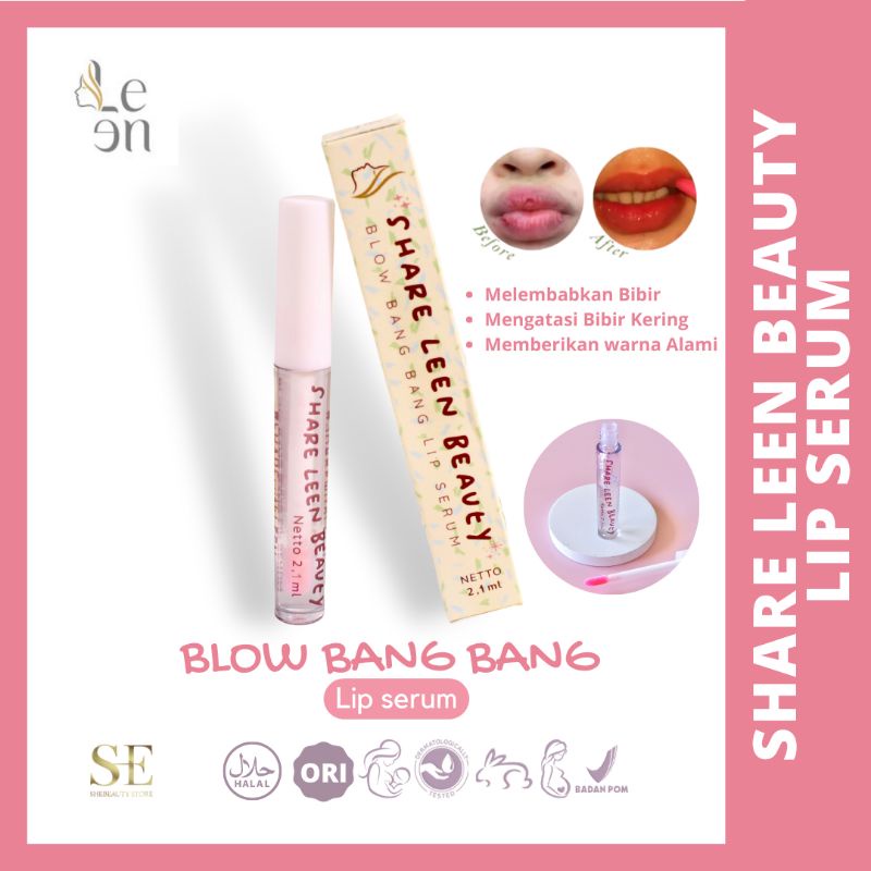 Lip Serum (BPOM) Menutrisi Merawat Mencerahkan Bibir Hitam Blow Bang Bang by SLB