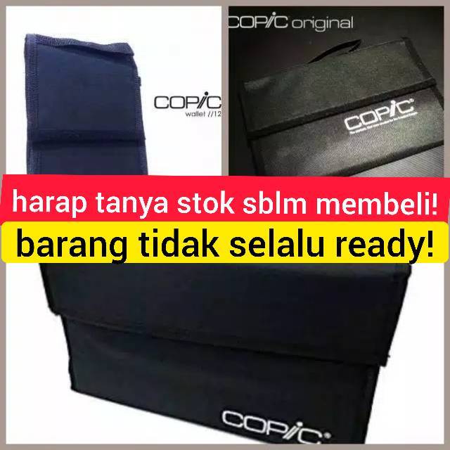

COPIC WALLET CASE 12 24 72 DOMPET PEN COPICS MARKER MARKERS PENS WALET TAS COPICS PEN