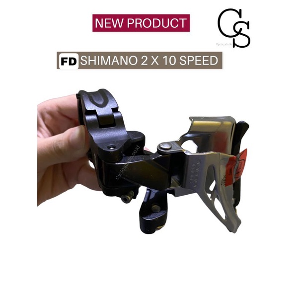 FD Shimano front derailleur sepeda deore 2 ×10 speed
