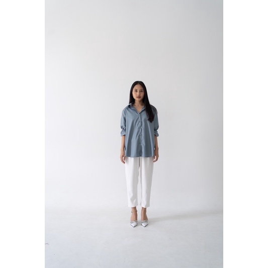 IWEARGRACIE - Findy Shirt / Kemeja Wanita / Kemeja Kerja / Atasan Wanita