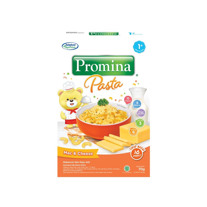 PROMINA PASTA MAC &amp; CHEESE 70GR 1+YEARS