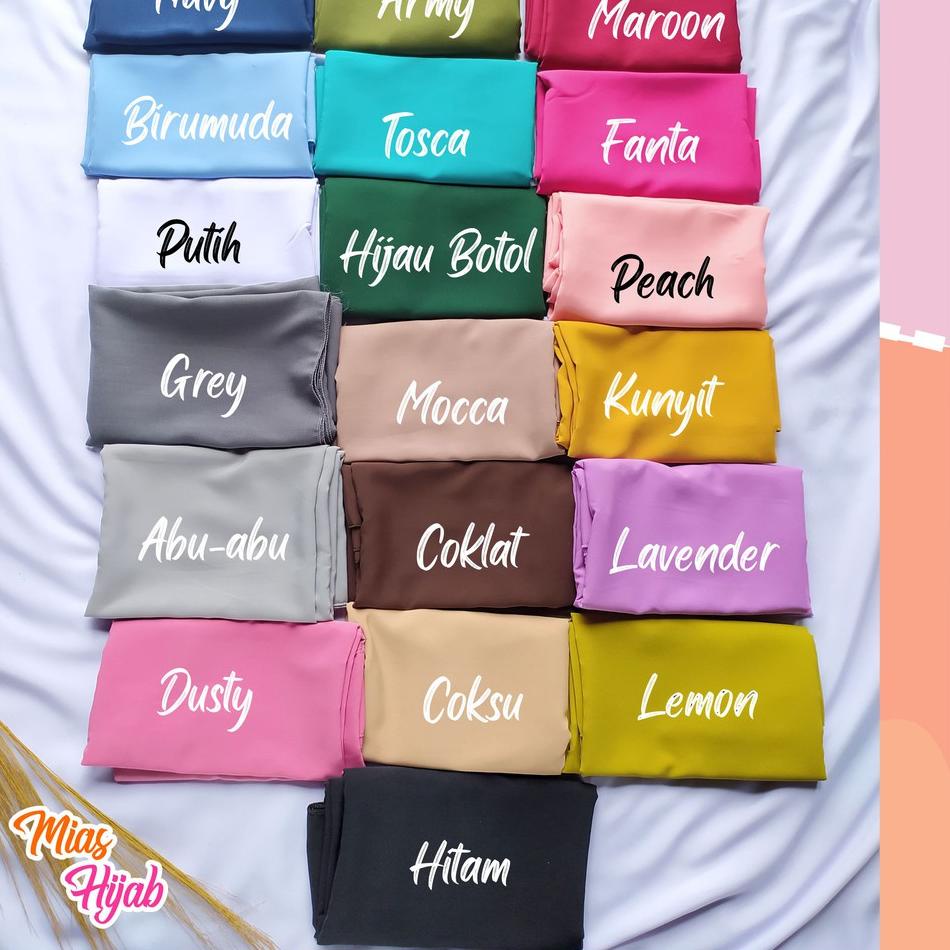 Terlaris Jilbab Segi Empat Syari jumbo 150 cm x 150cm khimar jumbo krudung syari Kerudung Segi empat