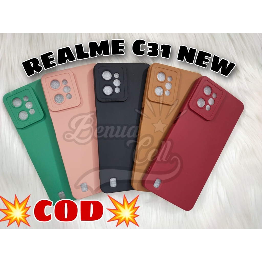 REALME C31 CASE MACARON PRO KAMERA SOFTCASE PRO KAMERA REALME C31 - BC