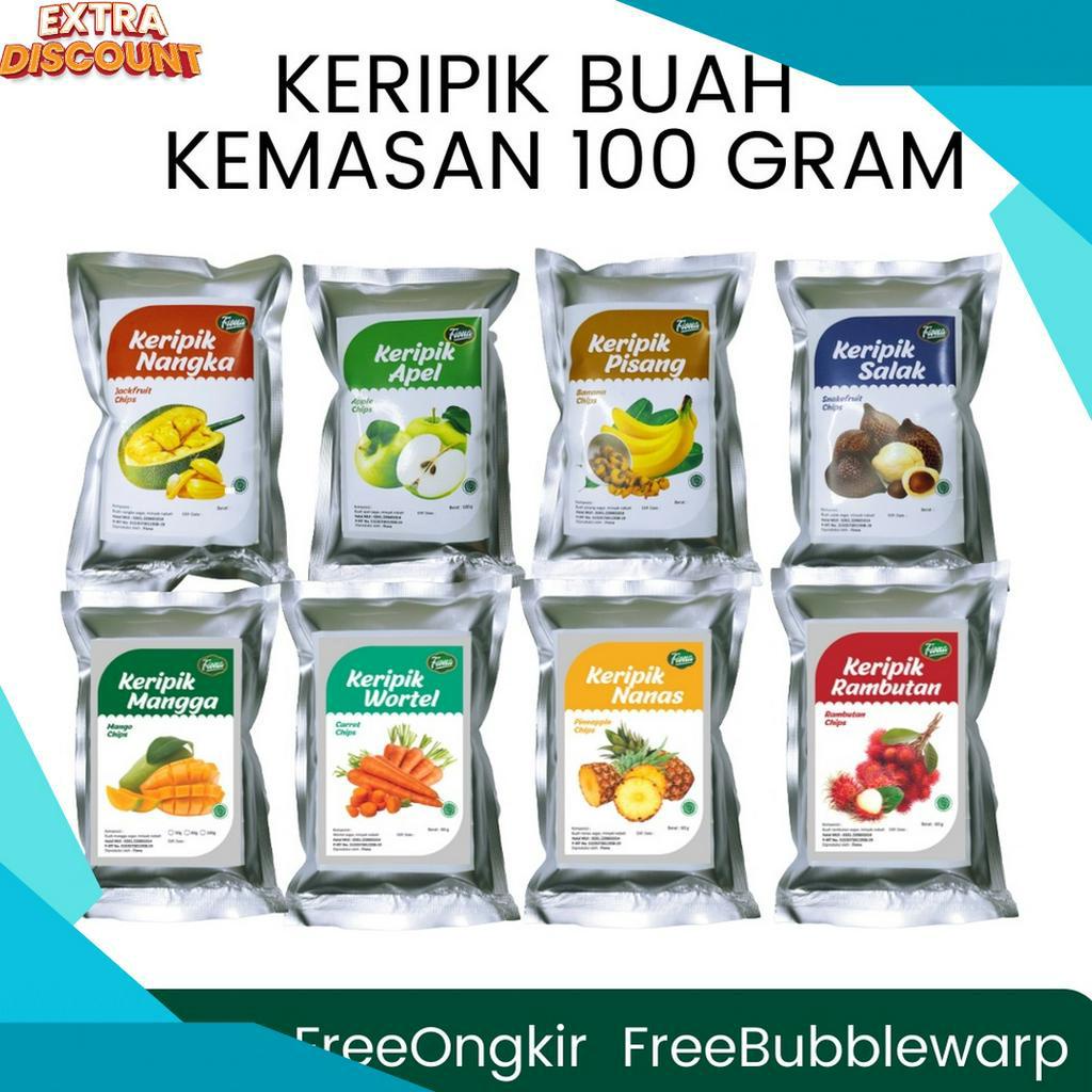 

GROSIRAN MURAH Keripik Kripik Buah 1 Gram Nangka Apel Pisang Salak Mangga Nanas Rambutan Fiona Khas Kota Malang Garansi Renyah BISA COD