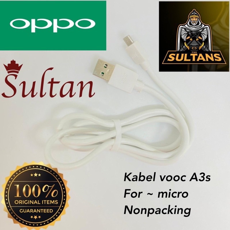 PROMO KABEL DATA OPPO VOOC A3S MICRO NONPACKING