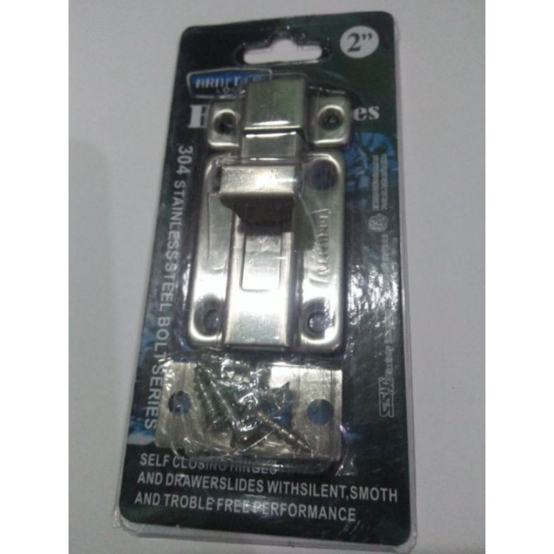 Grendel slot 2" Stainless Merk ARNETTA