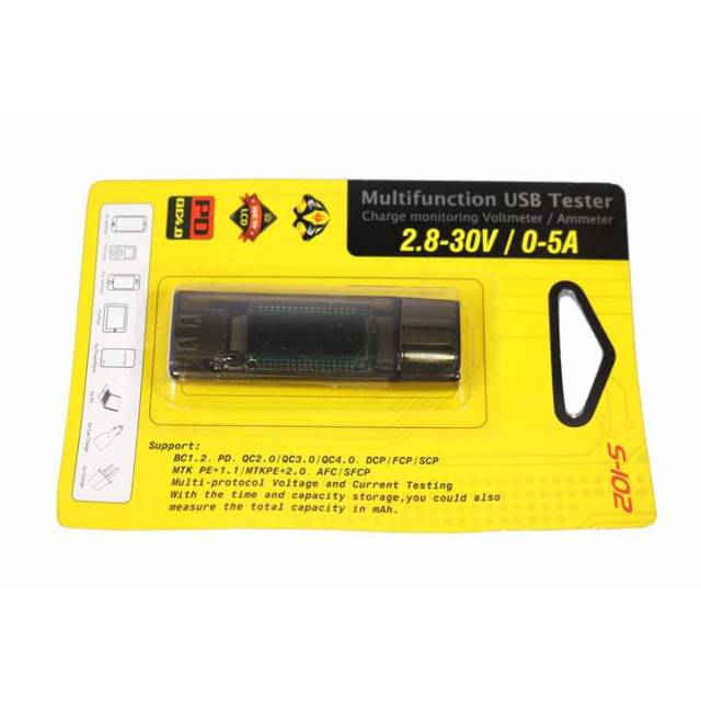 USB TESTER MULTIFUNGSI  OSS TEAM S102 4 INDIKATOR