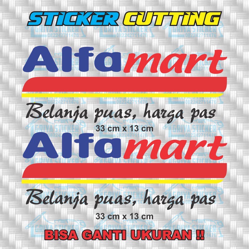 Sticker Alfamart scoopy stiker cutting viral scoopy beat nmax aerox