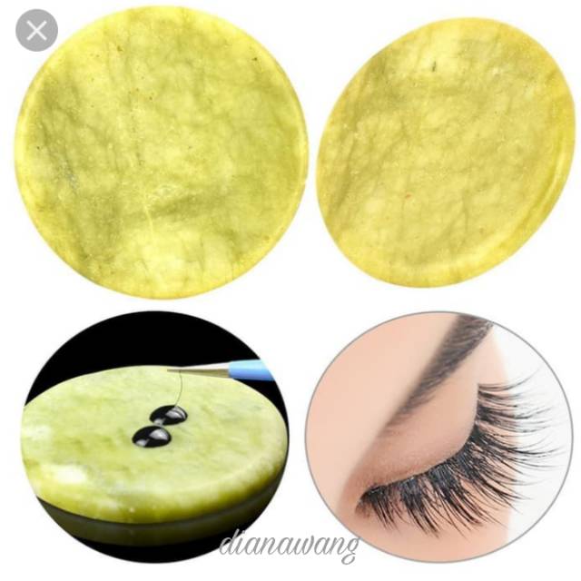 Jade Stone Eyelash Extension / Palette Glue