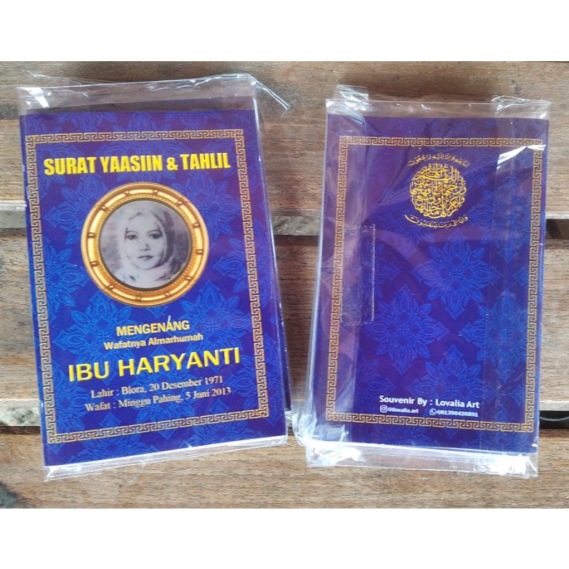 Buku Yasin Custom / Yasin Saku