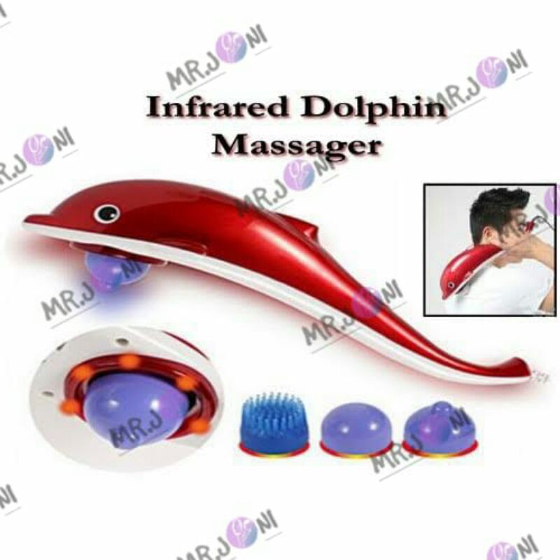 ‼️JA32 BISA COD KLATEN KENDAL ALAT PIJATTERAPI DOLPHIN DOLPIN MASSAGER MASSAGE ORIGINAL BUKAN SPEEDS
