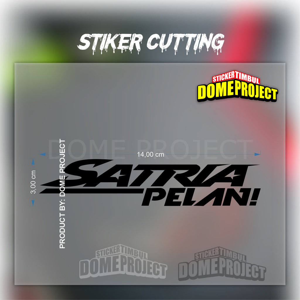 Stiker SATRIA Stiker Cutting Motor