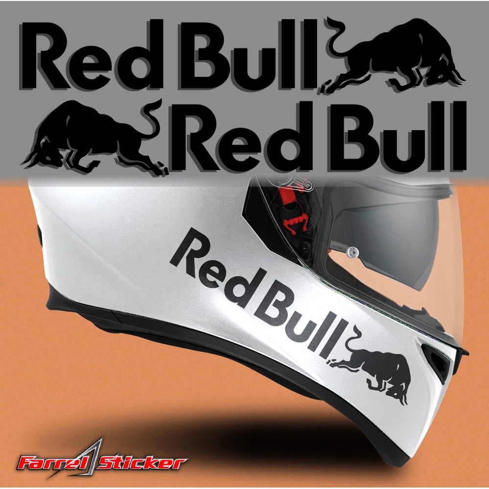 stiker red bull sticker REDBULL kanan kiri