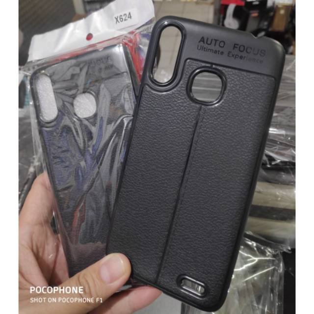 Auto Focus Infinix Hot 7 6.2 inch Leather Soft Case Infinix X624 Auto Fokus Infinix Hot 7 X624